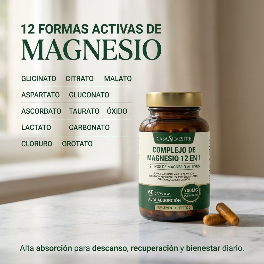 Complejo de Magnesio 12 en 1 - Casa Silvestre