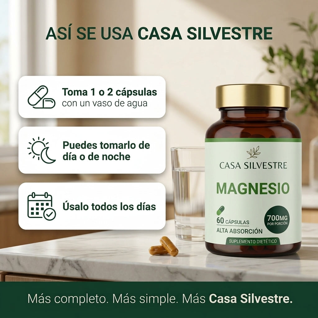 Complejo de Magnesio 12 en 1 - Casa Silvestre